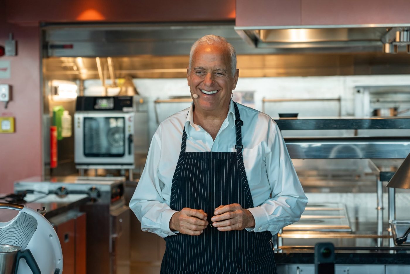 Brian Hetrich in the galley Brian Hetrich in the galley