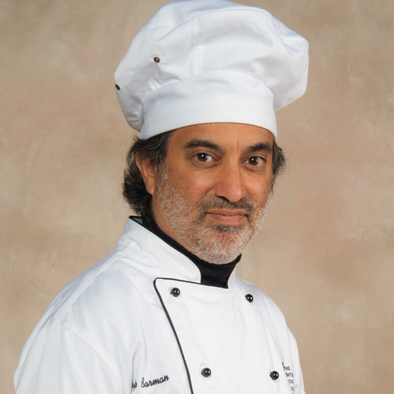 Dilip Barman in chef's whites Dilip Barman in chef's whites
